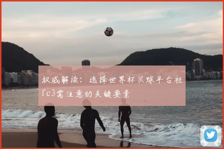 权威解读:选择世界杯买球平台衽fc3需注意的关键要素